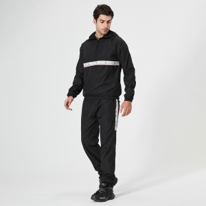 Mens training sports suit track suits custom hoodies casual two piece set Tracksuits