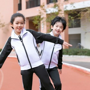 Custom activewear sports apparel jogging sweatsuit two piece tracksuit men stripe tracksuit