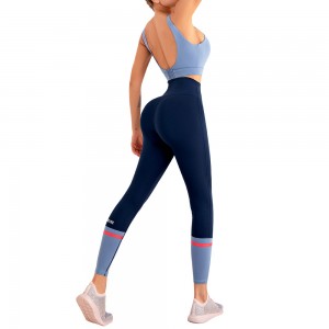 Custom Women Sportswear Set Active Sports Bra And Leggings Yoga Suits Set