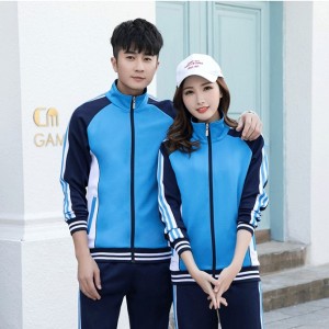 Direct factory OEM training sweatsuit set active track suits two pieces sports custom tracksuit