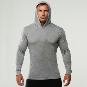 Custom men hodies blank sweatshirts light weight polyester cotton long sleeve shirts with hoods