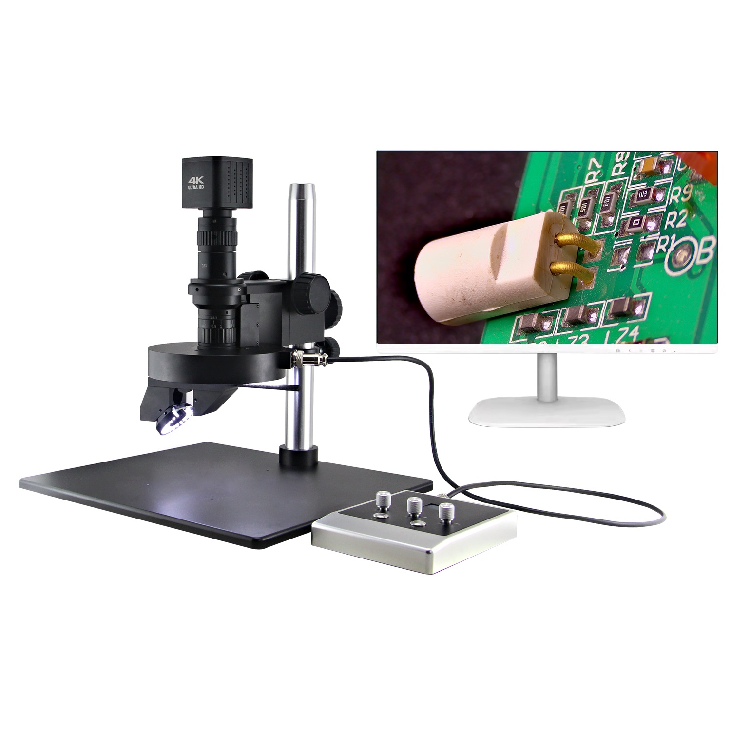HD-0325RVM 3D biraketa-bideo mikroskopioa