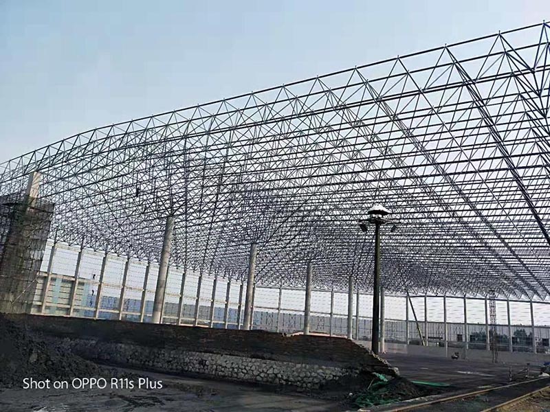 Fan Gezhuang Mining Company coal yard closed grid space frame project