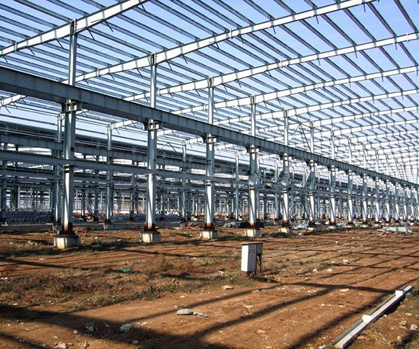 Prefab steel structure large-span warehouses