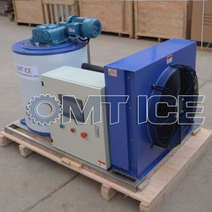 Màquina de gel en escates de 1000 kg amb compressor Bitzer