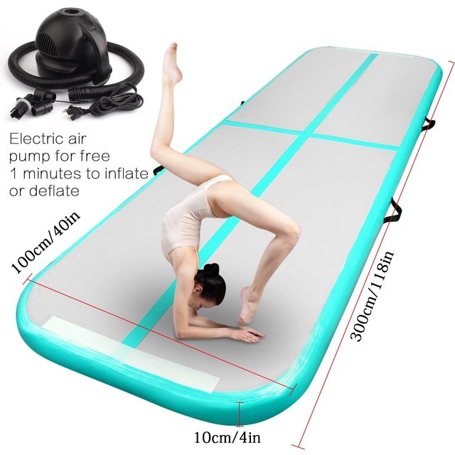 Inflatable air mat for Gymnastics Training/Home Use/Cheerleading/Yoga/Water Featured Image