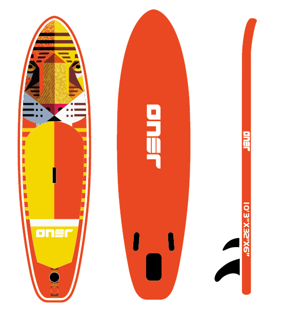 Taula inflable de Stand up paddle a l'aigua