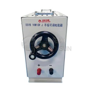 10KW 50 Ohm Sliding Variabel Power Resistor Bank Kanthi Hand Wheel