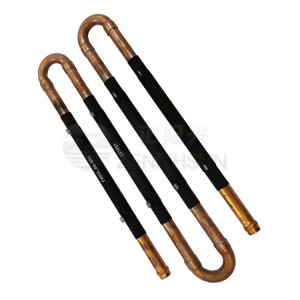 700W Madzi Ozizira a Tube Copper Wire Wound Resistor for High Frequency ng'anjo