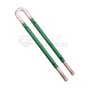 700W Water Cooled Tube Copper Wire Wound Resistor for High Frequency Furnace