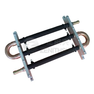 3KW Tube Copper Water Cooled Resistor Wire Wound With Mounting Bracket