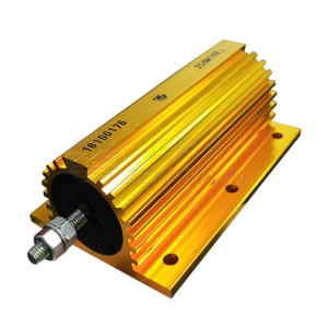 250W Gold Aluminum Clad Resistor Wire Wound High Power Led Load