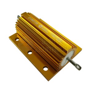 Beban Led Wirewound Resistor Pengereman Bertempat Aluminium Emas Daya Tinggi 75W
