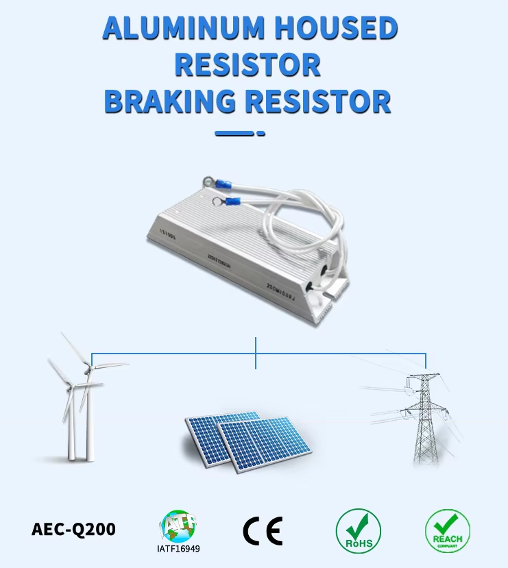 Why are ASZ series aluminum case resistors the preferred choice for industrial control?