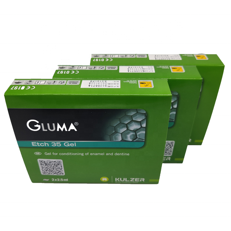 high quality dental filling materials Gluma Etch 35% Gel 2×2.5ml Heraeus Kulzer dental filling auxiliary materials
