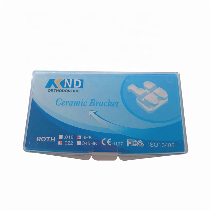 new type dental ceramic bracket /dental Ceramic orthodontic bracket high quality