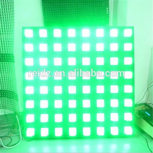 Dmx512 ක්‍රමලේඛගත කළ හැකි හතරැස් තිත් න්‍යාස මොඩියුලය බහු වර්ණ පුවරුව led pixel led matrix පැනලය