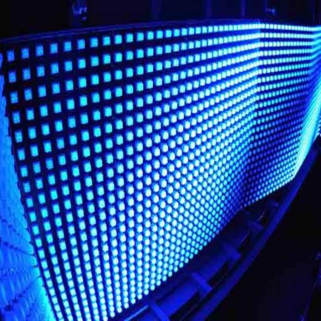 การตกแต่งผนังเพดานคลับ Dot-matrix ไฟดิสโก้ LED 50 มม. ไฟพิกเซลไนท์คลับ