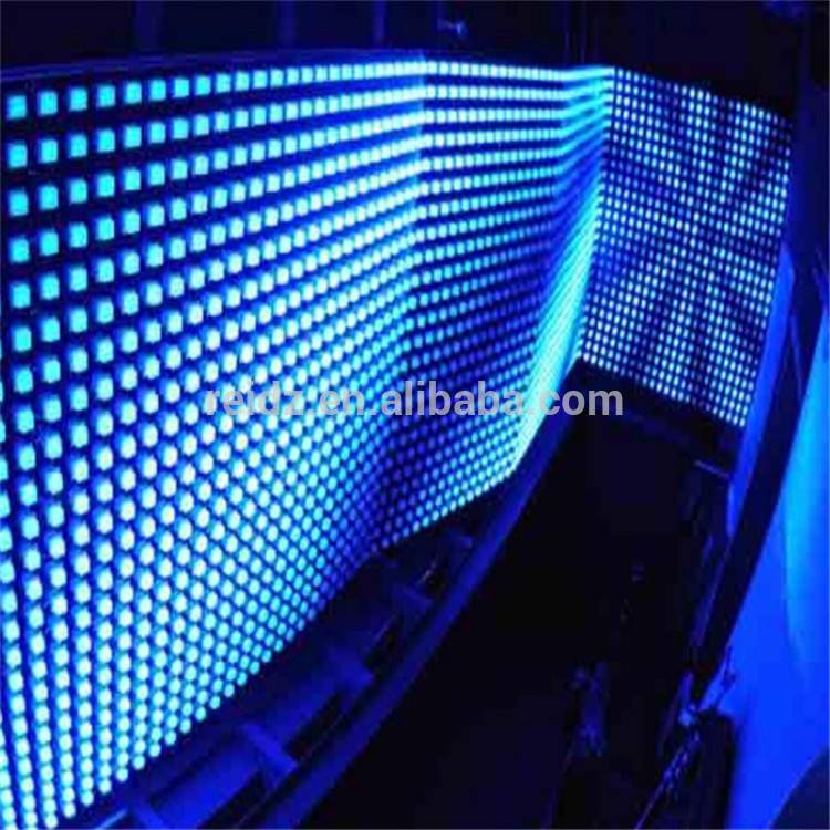 مصفوفة تلفزيون LED جديدة لعام 2018 DMX LED Poi 1m x 1m لديكور Diso/DJ/النادي الليلي