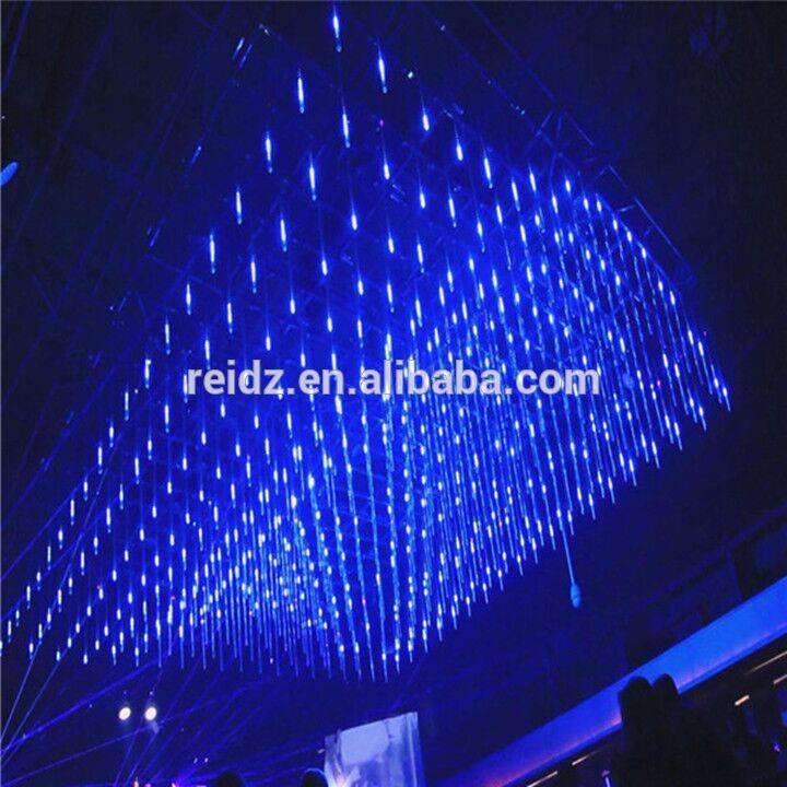 RGB Vertical Tube LED Meteor Light Bhidio tiùb 3d