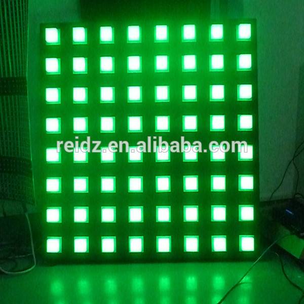 Panel cubo de visualización de matriz de puntos LED de 8 × 8