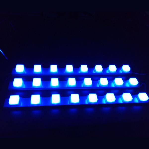 dc 12v 50mm Square diffused digital rgb pixel led for club bar disco dj dmx