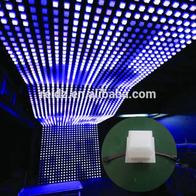 DMX DVI 支援專業 dj 裝置影片和照明 LED RGB 像素壁燈