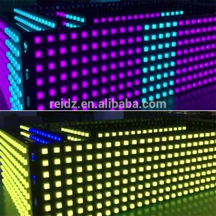 Каляровы летуценнік 50 мм DMX RGB Pixed Led Lighting Led Pixel Poi