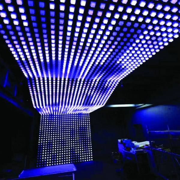 Szuperfényes 2,5 W-os 50 mm-es led panel éjszakai klub diszkó bár fali és mennyezeti dekorációjához
