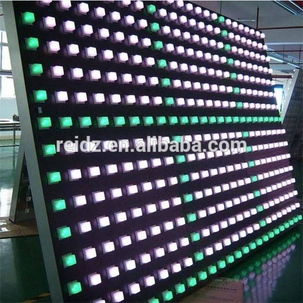 dvi night club cabina per dj decor pixel quadrati video wall display a matrice di led