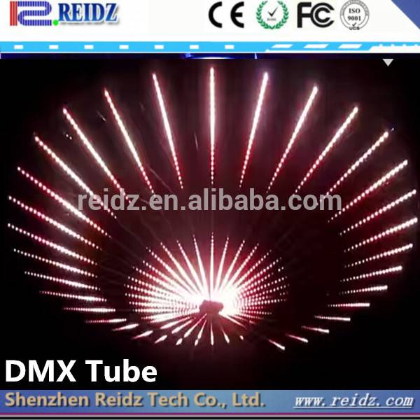 Đèn đôi PCB 3d rgb led ống mưa sao băng DMX512