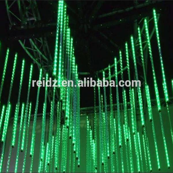 3D-musikk Synkroniser varmt LED-rør meteorbelysning nattklubb taklampe