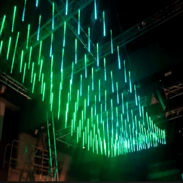 360 degree 3d LED vertical chubu kuwala kokongoletsa kalabu yausiku