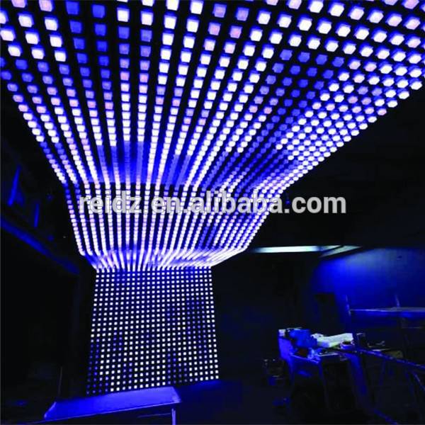 rgb dmx digital panel dekoratif lampu panggung profesional kanggo klub disko bar dekorasi lampu