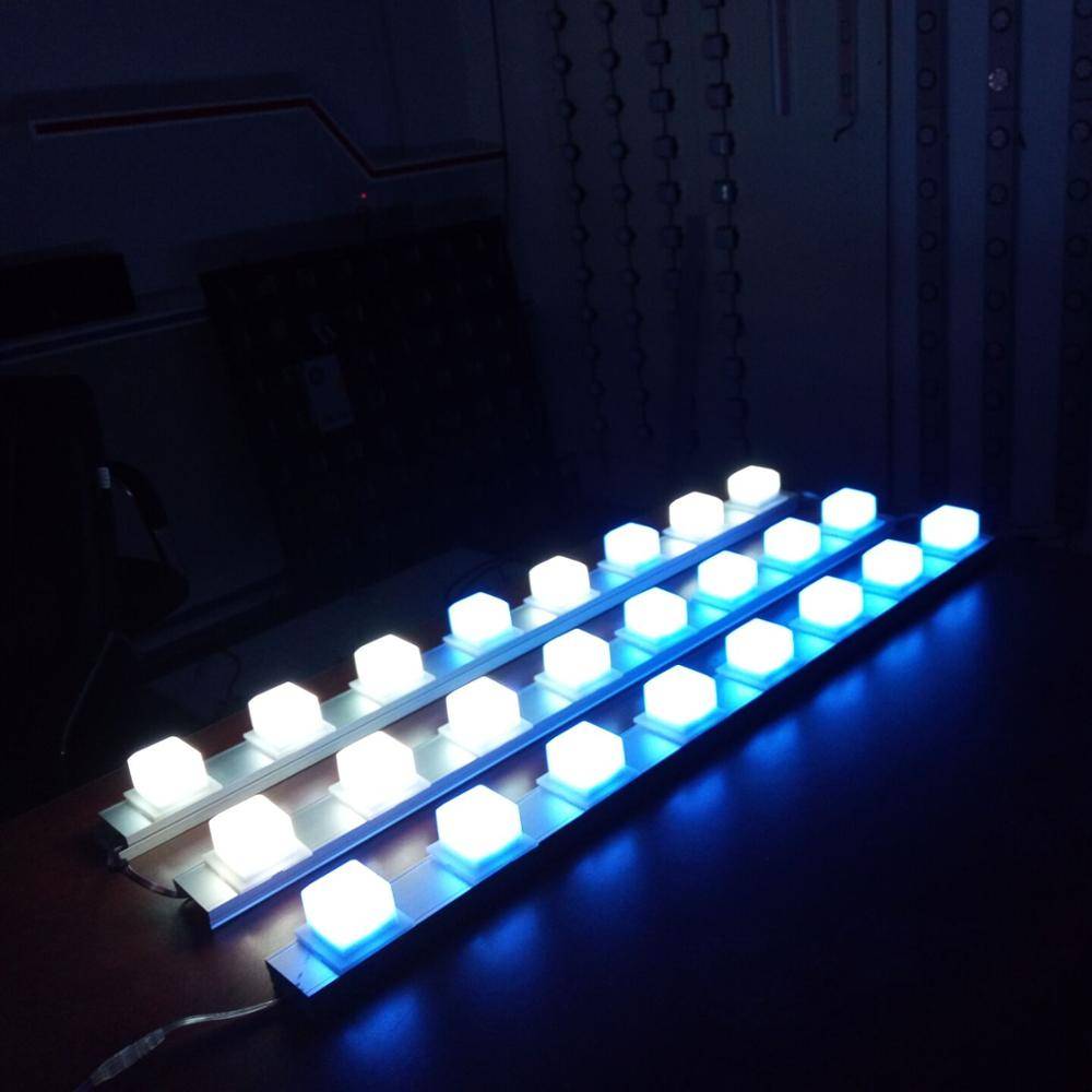 Disko baro naktinio klubo dekoras programuojama RGB LED juostelė 30mm LED dmx pikselių juostelė rgb