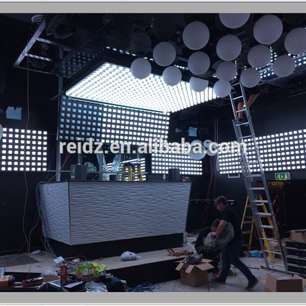 Gaueko klub dekorazioa hormako pixel led panela disko klubeko dekorazioa