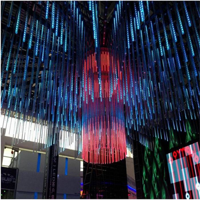 Naktinio klubo dekoravimo apšvietimo LED scenos šviesa dmx 3d vamzdis