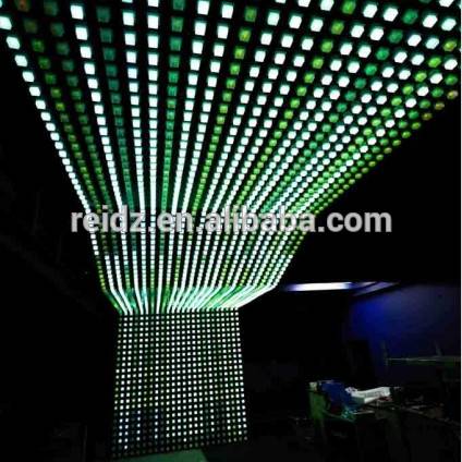 cabina da discoteca Parete da soffitto a soffitto con decorazione pixel a led sistema di controllo della luce dmx 512