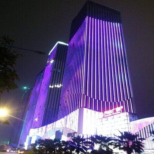Hindi tinatablan ng tubig na panlabas na led building facade lighting DC24V 10W dmx512 rgb