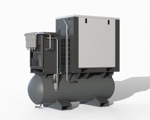 Вијчани ваздушни компресор високог притиска од 16 бара са резервоаром за ваздух