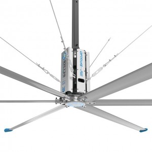 Ventiladores de ventilación de calentador industrial grande HVLS KQ de 18 pies