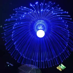 Кешті безендіруге арналған жарықдиодты талшықты-оптикалық медузаны жарықтандыру