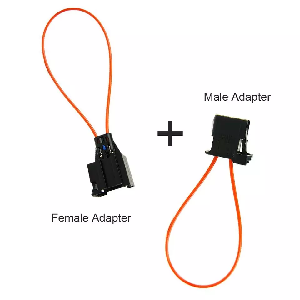 MOST Fiber Optical Optic Loop Bypass Female & Male Adapter
