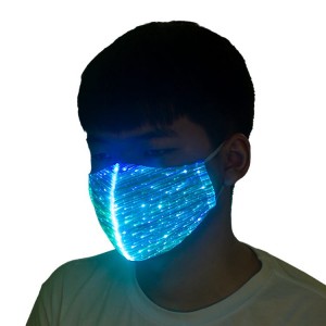 Luminous Fiber optic Rave Mask