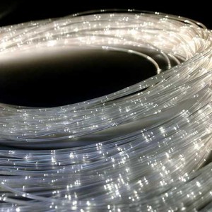 Plastik fiber optik ışıklar perde çocuklar için dekoratif duyusal oda