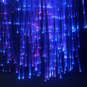 Cortina de llums de fibra òptica de plàstic decorativa per a habitació sensorial infantil