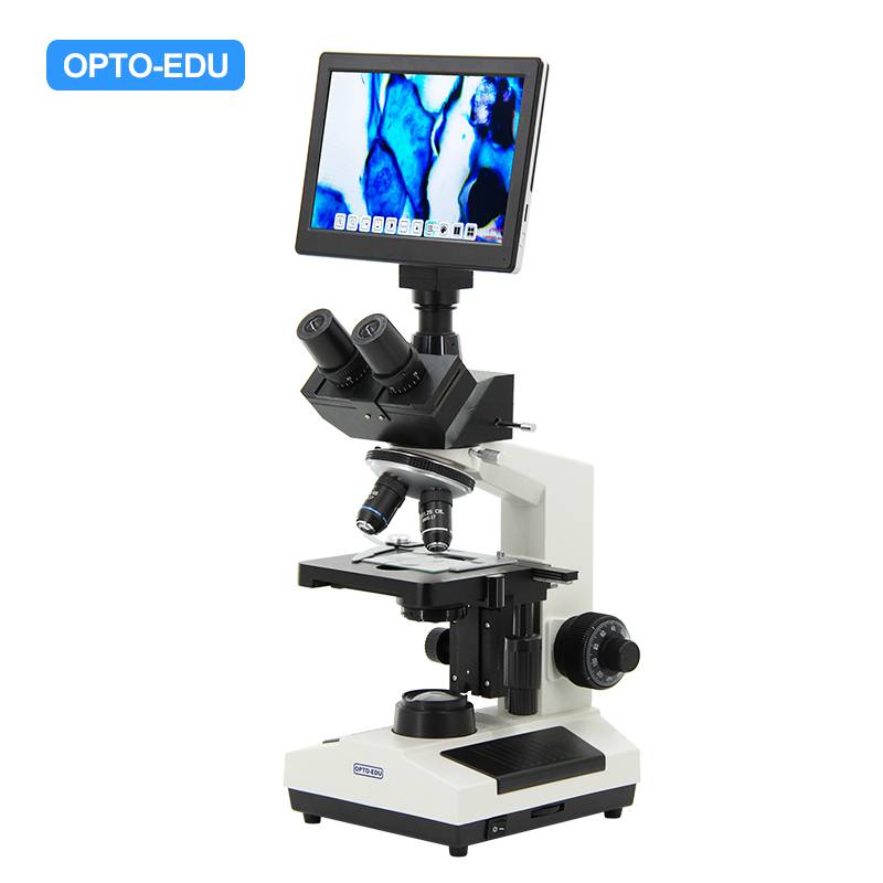 A33.1009 9 LCD Digital Biological Microscope, 5.0M  HDMI+USB