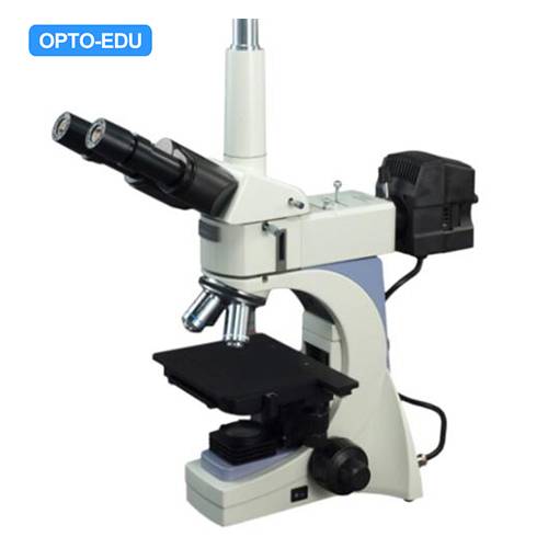 A13.1018-B Metallurgical Microscope, Transmit & Reflect Light, Trinocular