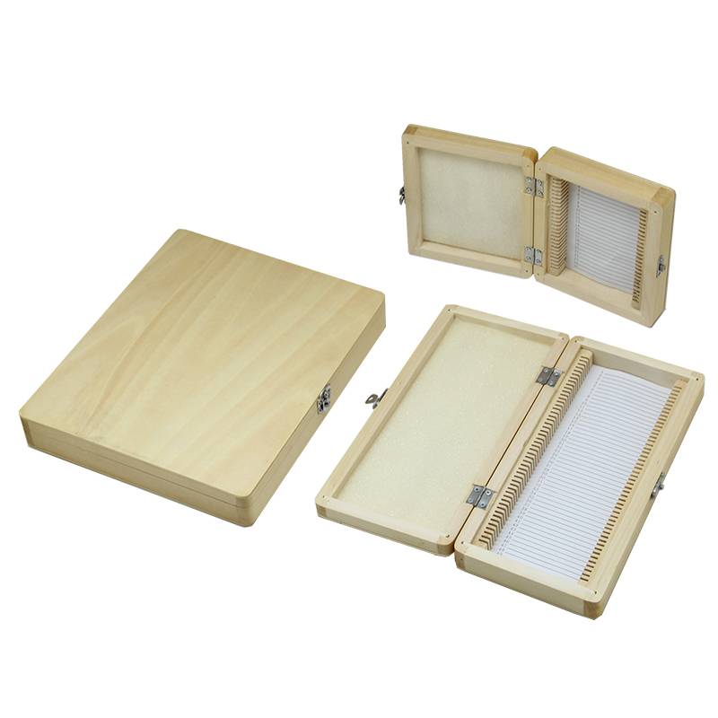 Wooden Prepared Slide Box