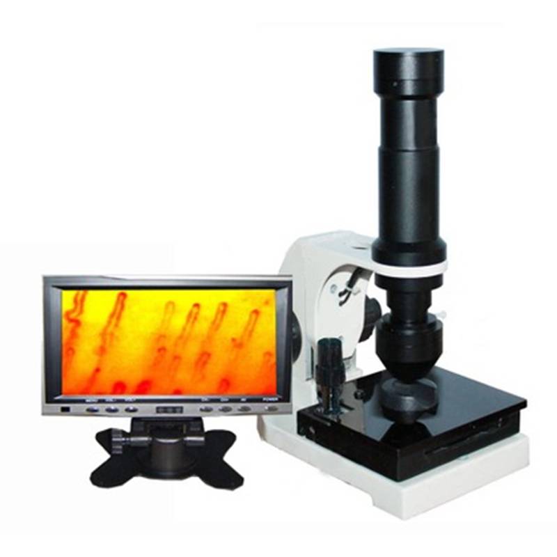 LCD Microcirculation Nail Checking Microscope
